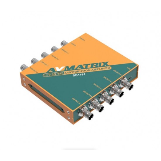 AVMATRIX SD1191 1-9 3G-SDI Distribution Amplifier