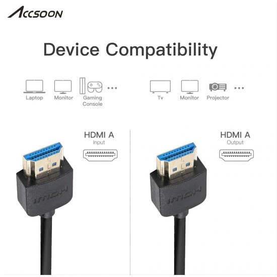 Accsoon HDMI 2.1 Cable A-A 50cm