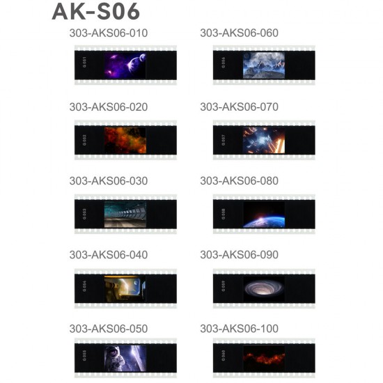 Godox Slide Set 6 for AK-R21 Projection Kit (AK-S06, 10pcs)