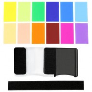 Godox 12 Color Gel Flash Filter Set with Fastener