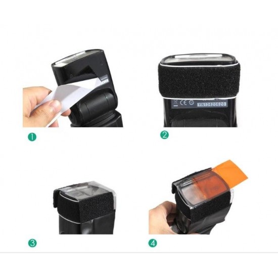 Godox 12 Color Gel Flash Filter Set with Fastener