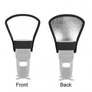 Two Sided Bounce Flash Diffuser Reflector (Silver/White) Two Sided Bounce Flash Diffuser Reflector (Silver/White)
