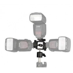 Selens Tripple Cold Shoe Splitter Mount Adapter with Ballhead and umbrella holder for Photo Studio Accessories Selens Tripple Cold Shoe Splitter Mount Adapter with Ballhead and umbrella holder for Photo Studio Accessories