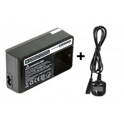 Godox Charger and Cable for AD200, AD200Pro, AD300Pro Flash Battery