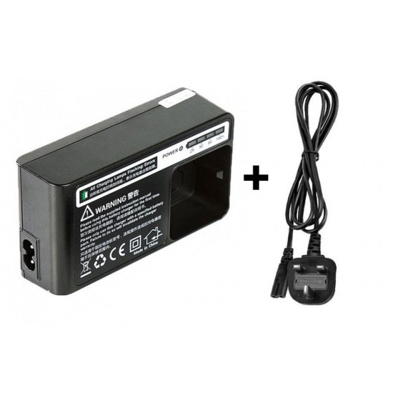 Godox Charger and Cable for AD200, AD200Pro, AD300Pro Flash Battery