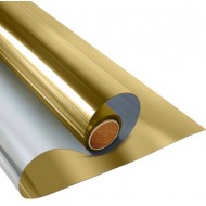 Gold and Silver Reflective Mylar Film Roll (5ft x 80ft/1.5m x 19m)