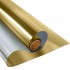 Gold and Silver Reflective Mylar Film Roll (5ft x 80ft/1.5m x 19m)