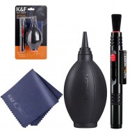 K&F Concept 3-in-1 Cleaning Kit (Pen, Blower, Cloth) | KF.1694