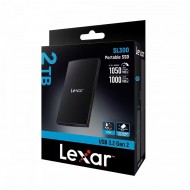 Lexar 2TB SL300 USB 3.2 Gen 2 Portable SSD (1050 MB/s)