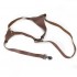 Leather Camera Single Shoulder Strap, Brown (Right Shoulder)