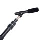 Yelangu 2.5m aluminum alloy microphone boom pole with carrying bag