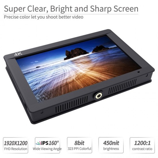Feelworld FW703 7 inch Camera Field Monitor with HDMI and SDI
