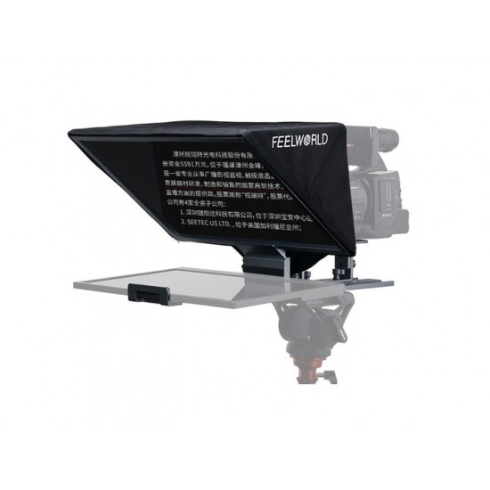 FEELWORLD TP16 16" Portable Teleprompter for Tablets & DSLR Cameras FEELWORLD TP16 16" Portable Teleprompter for Tablets & DSLR Cameras