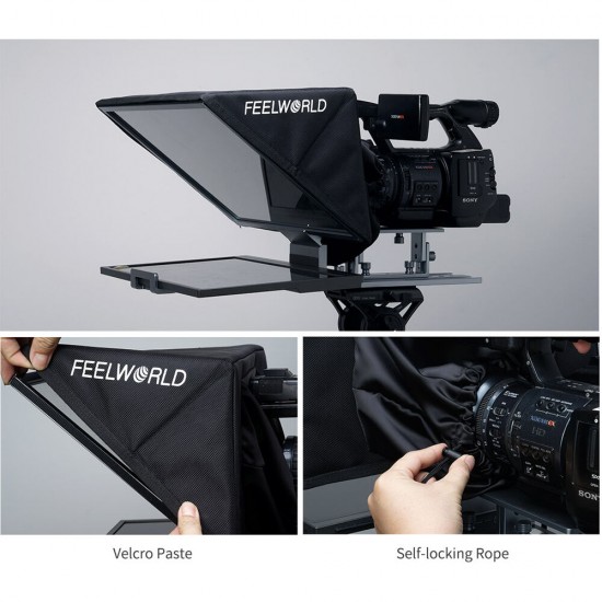 FEELWORLD TP16 16" Portable Teleprompter for Tablets & DSLR Cameras FEELWORLD TP16 16" Portable Teleprompter for Tablets & DSLR Cameras