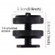 Coldshoe to 1/4 inch Mount Adapter with Double Locking Nuts