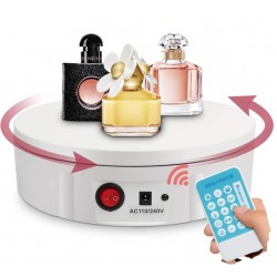 42cm 360 Remote Control Turntable 50KG Load Rotating Electric Lazy Susan 42cm 360 Remote Control Turntable 50KG Load Rotating Electric Lazy Susan