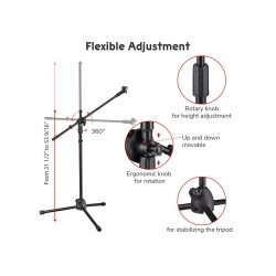 1.4m Audio Stand with Boom Attachment 1.4m Audio Stand with Boom Attachment