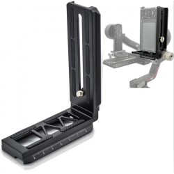 HAFOKO Aluminum Vertical Quick Release L Bracket for DJI RS2, RSC2, RS3, and RS3 Pro Gimbals HAFOKO Aluminum Vertical Quick Release L Bracket for DJI RS2, RSC2, RS3, and RS3 Pro Gimbals