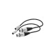 Mini XLR male to XLR female audio cable for blackmagic pocket 4k/6k camera