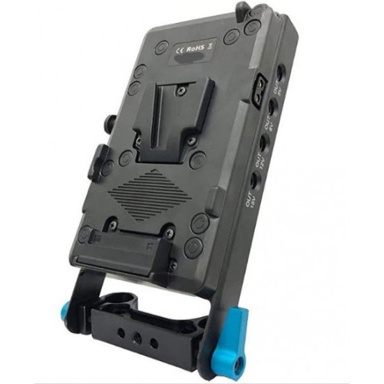 V-Mount Dual-Ladegerät – Für 14,4V/14,8V V-Mount Batterien, 2-Kanal, Mit Überladeschutz