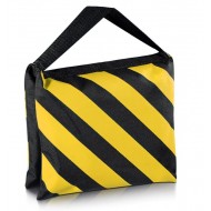 Yellow and Black Stripped Sand Bag for light stand  Yellow and Black Stripped Sand Bag for light stand