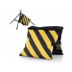 Yellow and Black Stripped Sand Bag for light stand 