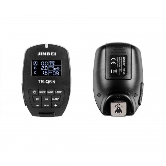 Jinbei TR-Q6N TTL HSS Bluetooth Trigger for Nikon DSLR Cameras Jinbei TR-Q6N TTL HSS Bluetooth Trigger for Nikon DSLR Cameras