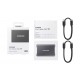 Samsung T7 Portable SSD 1TB (1050MB/s, Titan Grey)