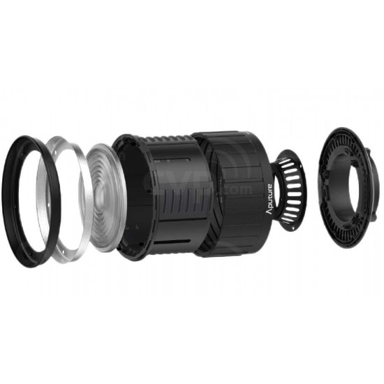 Aputure Fresnel 2X Lens Mount Attachment for Aputure LED Lights and other Bowen-S Mount Continuous Lights