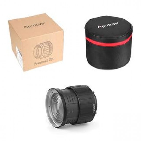 Aputure Fresnel 2X Lens Mount Attachment for Aputure LED Lights and other Bowen-S Mount Continuous Lights