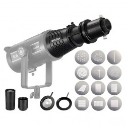Godox Projection Pro Kit For LED Light with Bowens Adapter plus Lenses Godox Projection Pro Kit For LED Light with Bowens Adapter plus Lenses