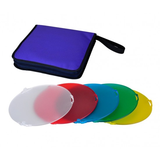 NiceFoto SN-518 5 Color Gel Filter Set For Studio Flash Strobes