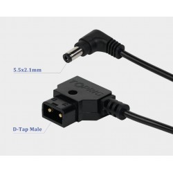 Toprig D-Tap to DC Coiled cable (120cm)