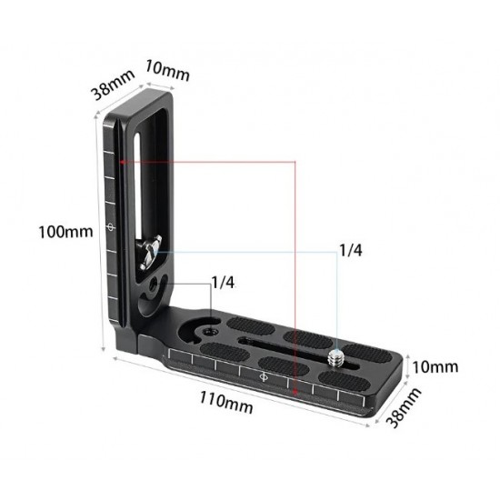Universal Camera L Bracket with Quick Release Plate