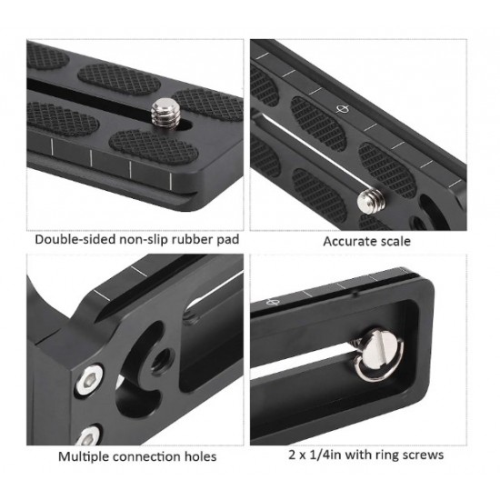 Universal Camera L Bracket with Quick Release Plate