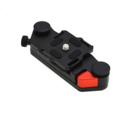 1/4 Inch Aluminium  Alloy Quick Release Capture Camera Clip with Plate