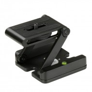 Z-Folding Pan Tilt Universal Tripod Head Bracket with Quick Release Plate Z-Folding Pan Tilt Universal Tripod Head Bracket with Quick Release Plate