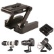 Z-Folding Pan Tilt Universal Tripod Head Bracket with Quick Release Plate