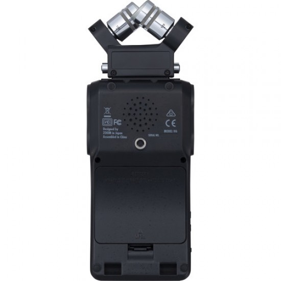 Zoom H6 6-Track/6-Input Portable Handy Recorder with Single Mic Capsule - Black