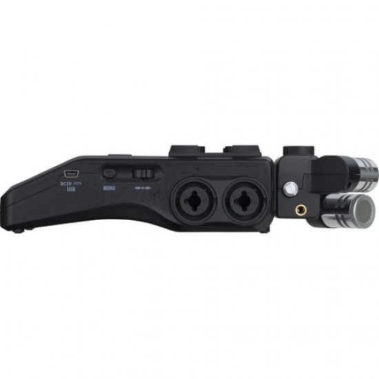 Zoom H6 6-Track/6-Input Portable Handy Recorder with Single Mic Capsule - Black
