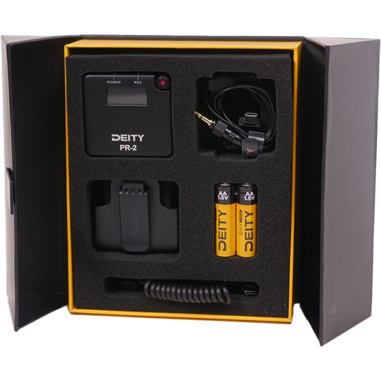 Deity Microphones PR-2 32-Bit Float Pocket Audio Recorder with Lavalier Mic Deity Microphones PR-2 32-Bit Float Pocket Audio Recorder with Lavalier Mic