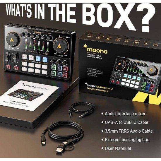 Maono E2 Gen2 Sound Card Maono E2 Gen2 Sound Card