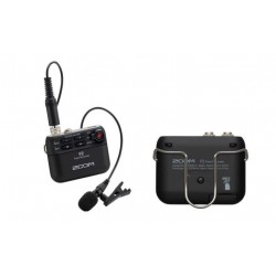 Zoom F2 Small-sized Field Recorder with Lavalier Microphone