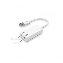 3.5mm auxiliary audio to USB audio adapter card 3.5mm auxiliary audio to USB audio adapter card