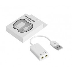 3.5mm auxiliary audio to USB audio adapter card 