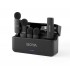 BOYA BY-V4U Ultracompact 4-Person Wireless Microphone System with USB-C Connector for Mobile Phones (2.4 GHz)