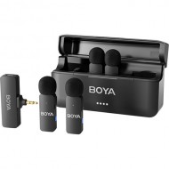 Boya BY-V4 Utracompact 4-Person Wireless Microphone System With 3.5mm TRS Connector for Cameras & Smartphones (2.4 GHZ) Boya BY-V4 Utracompact 4-Person Wireless Microphone System With 3.5mm TRS Connector for Cameras & Smartphones (2.4 GHZ)