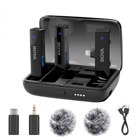 BOYA BOYALINK 2-Person Wireless Microphone System (2.4 GHz)