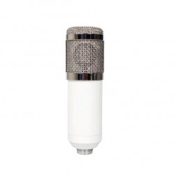 BM-800 Condenser Recording Microphone with Shock Mount - White BM-800 Condenser Recording Microphone with Shock Mount - White