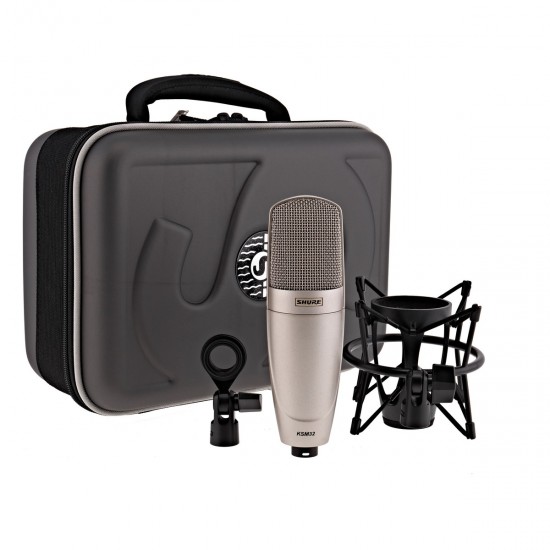 Shure KSM32/SL Large-Diaphragm Cardioid Condenser Microphone (Champagne)